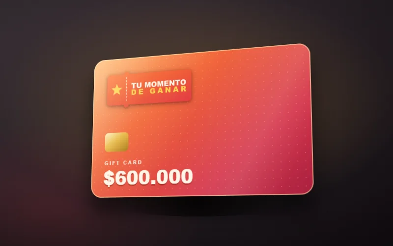 Gift Card de $600.000