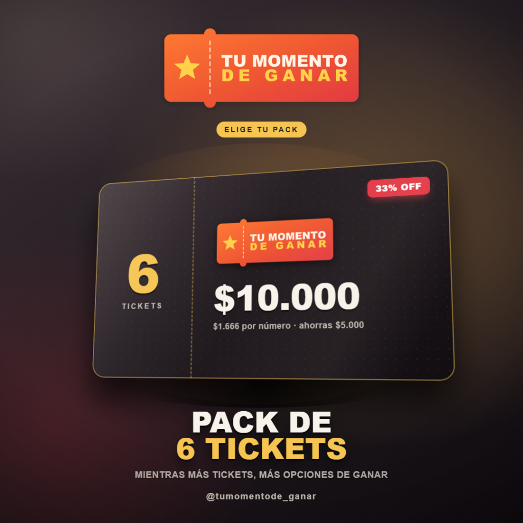 PACK 6 NUMEROS